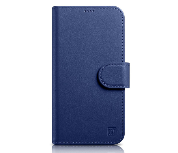 iCarer Wallet Case do iPhone 14 Pro (anti-RFID) niebieski 6975092686286 - 1201180 - zdjęcie
